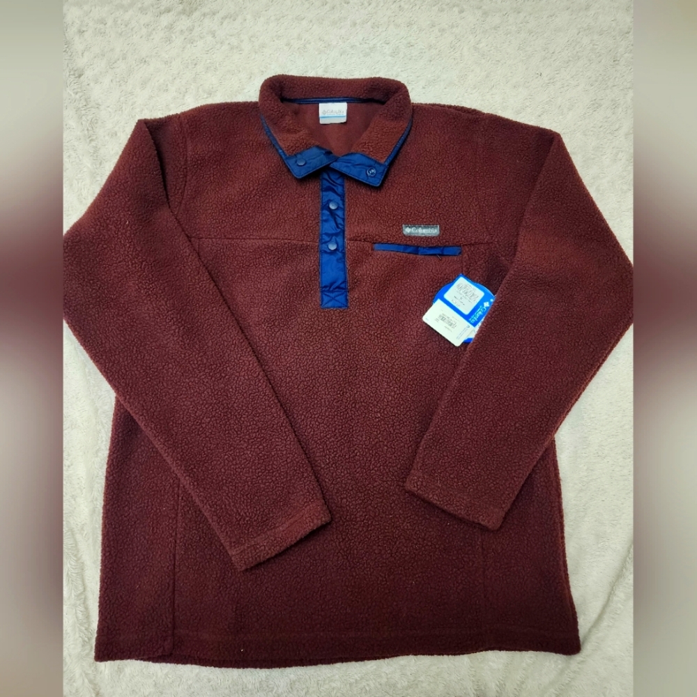 NWT Men's Fleece Columbia Jacket